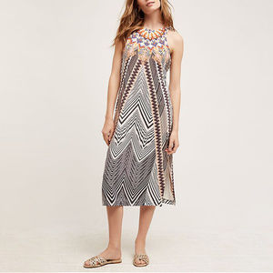 Anthropologie HD IN PARIS Solstice 100% Silk Dress